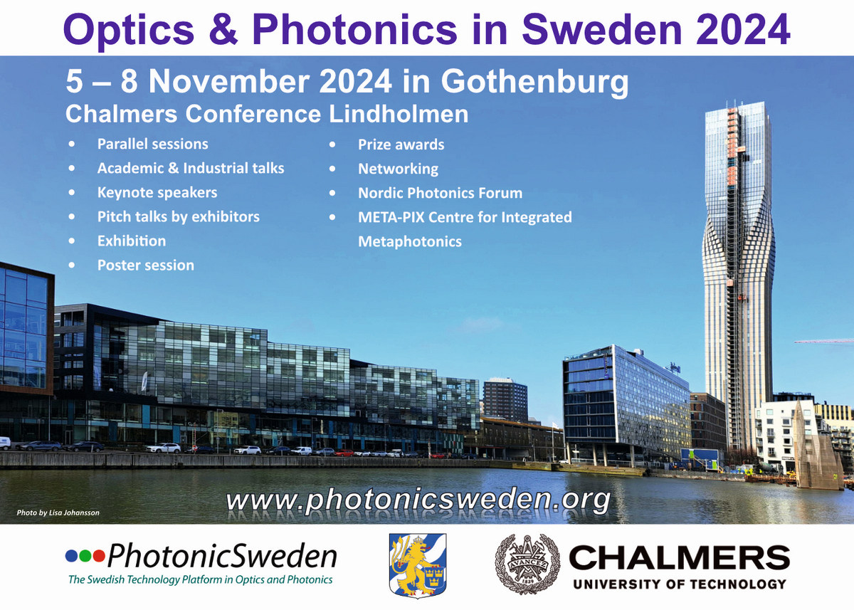 Optics & Photonics in Sweden conference 2024